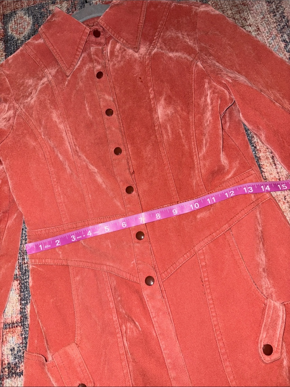 Women's Snap-Front Coat size XS - Picture 4 of 8